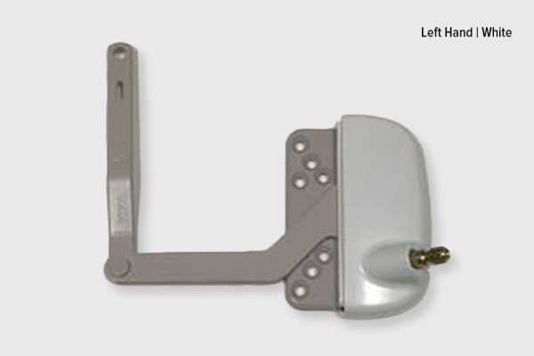 Left-Hand-Split-arm-operator-White-hardware Left Hand Split arm operator White hardware